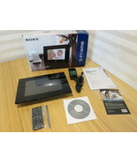 Sony DPF-D95 9&quot; S-Frame Digital Picture Frame With Remote, CD-ROM, Origi... - $55.74