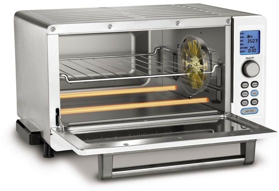 Cuisinart Toaster Oven Broiler 9Function Convection Fan SlideOut