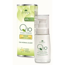 Cosmetic Plant - Eye contour cream Q 10 & green tea, protection, hydration, skin - $21.14