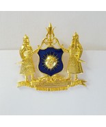 Antique Brooch Traditional Design ! Brooch Gold Vermeil Beautiful Design... - $65.14