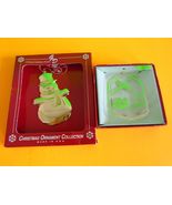 Gloria Duchin Snowman Christmas Ornaments w/ Box Made in USA 24K Goldton... - $9.99