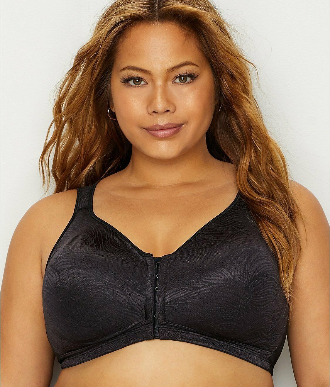 Playtex BLACK 18 Hour Front Close Back Support Posture Bra, US 42DD, UK