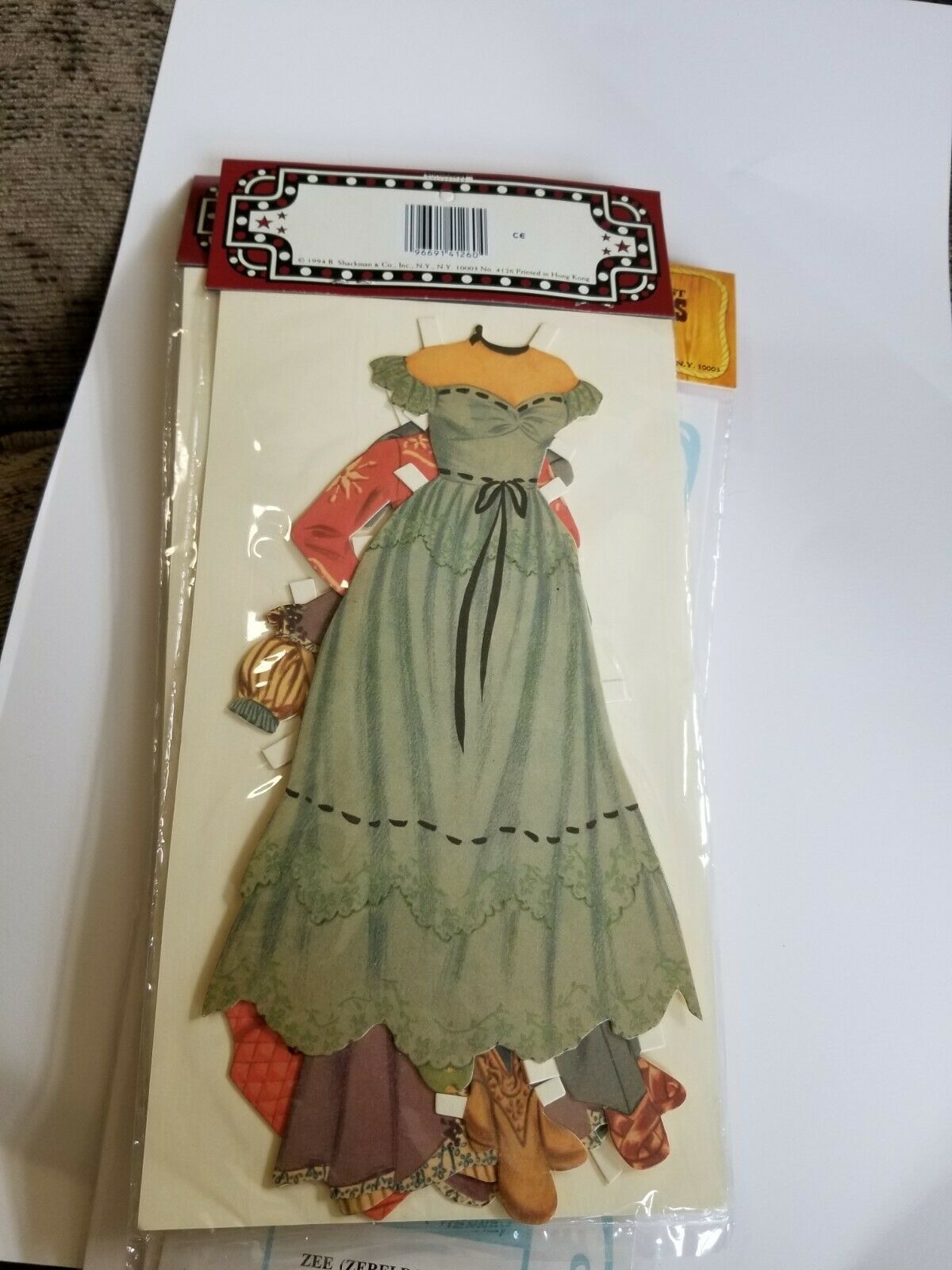 Vintage-style June Allyson Celebrity Paper Doll Shackman 1994 Dress Up ...