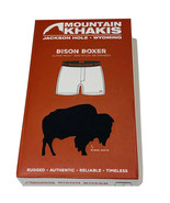 New Mountain Khakis S Bison Boxer Shorts Black Underwear Size Small Mens... - $19.60
