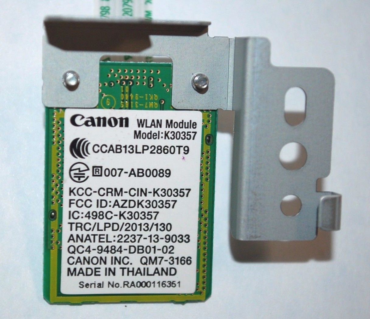 Canon Pixma iX6820 Printer Wireless Card / Wifi Board QM73339 / K30357