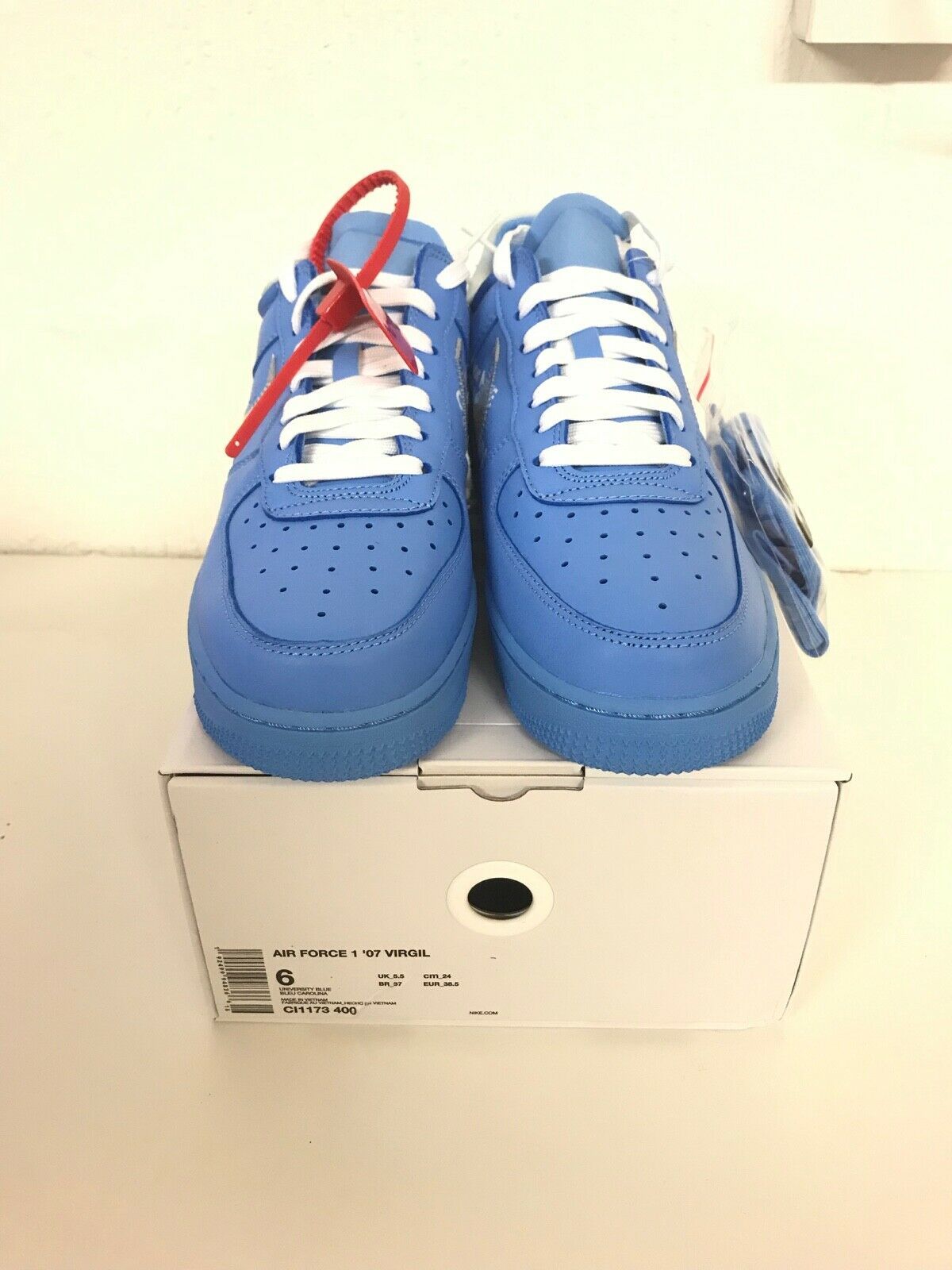 nike air force 1 off white mca blue