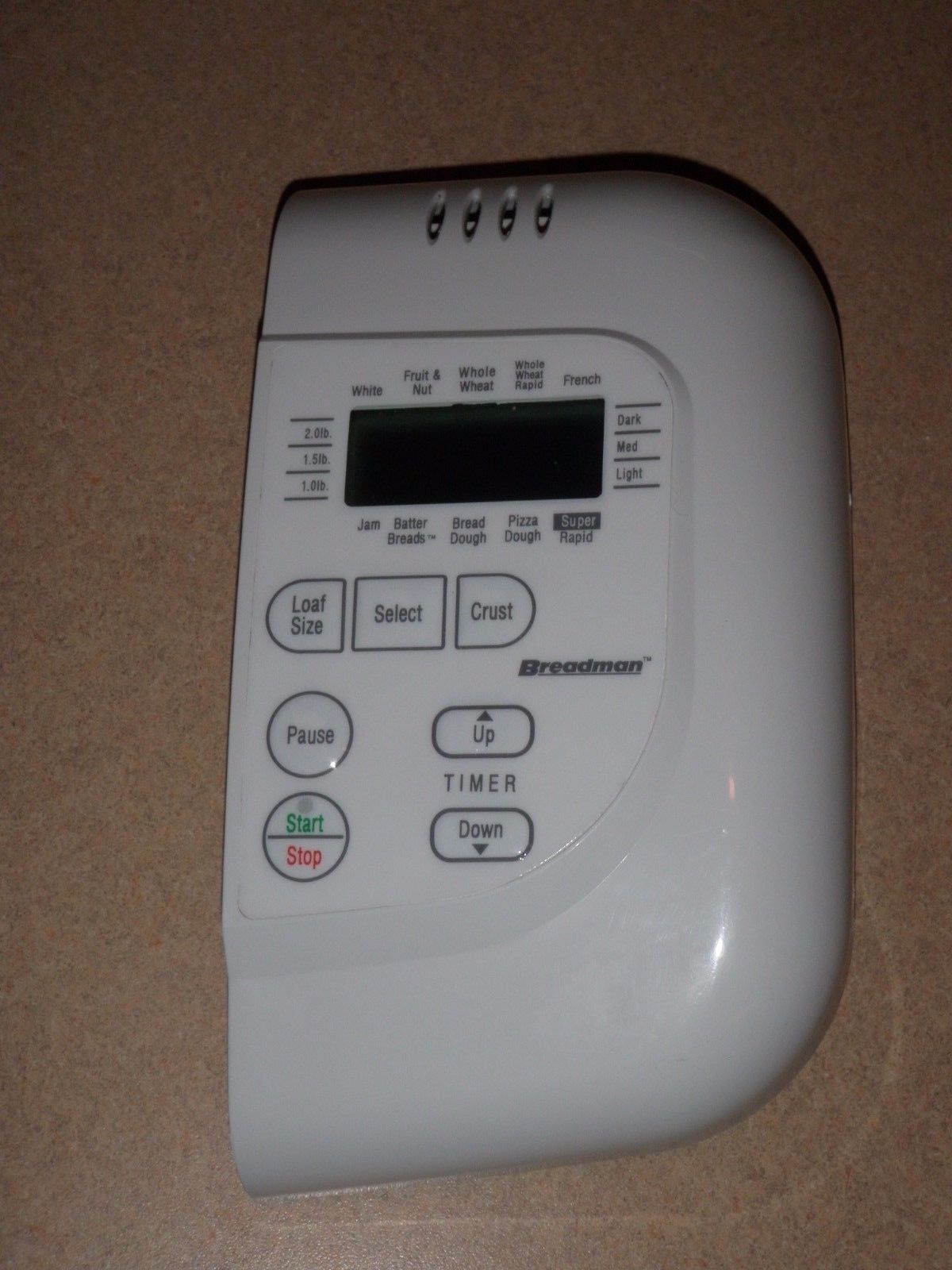 breadman automatic bread maker model tr441