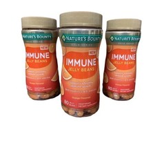 Natures Bounty IMMUNE Jelly Beans w/ Vit. C,D & Zinc Orange 3x80 exp. 12/22 - $17.59
