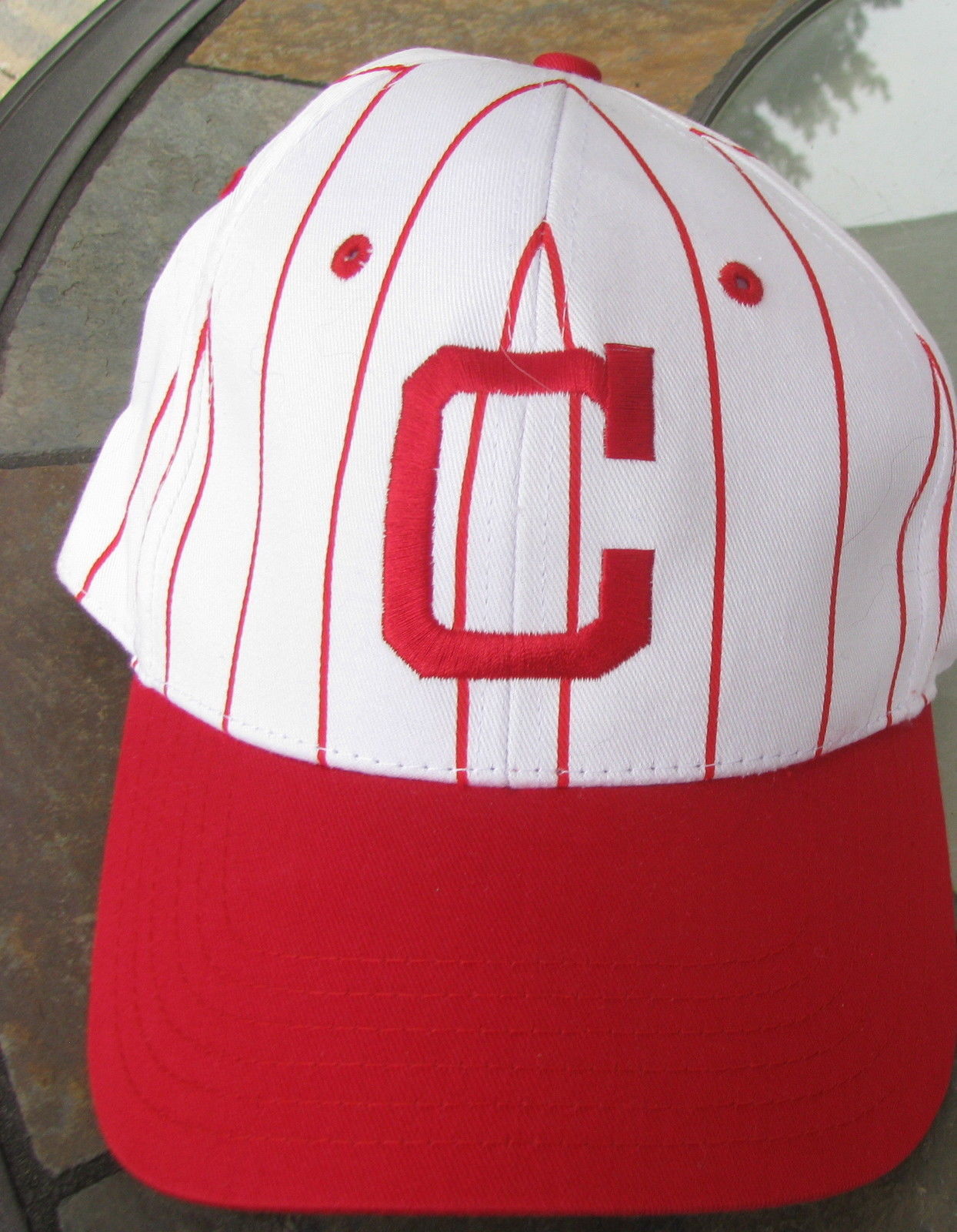 VTG Baseball Cap Pittsburgh Crawfords Negro Leagues Red & white stripe ...