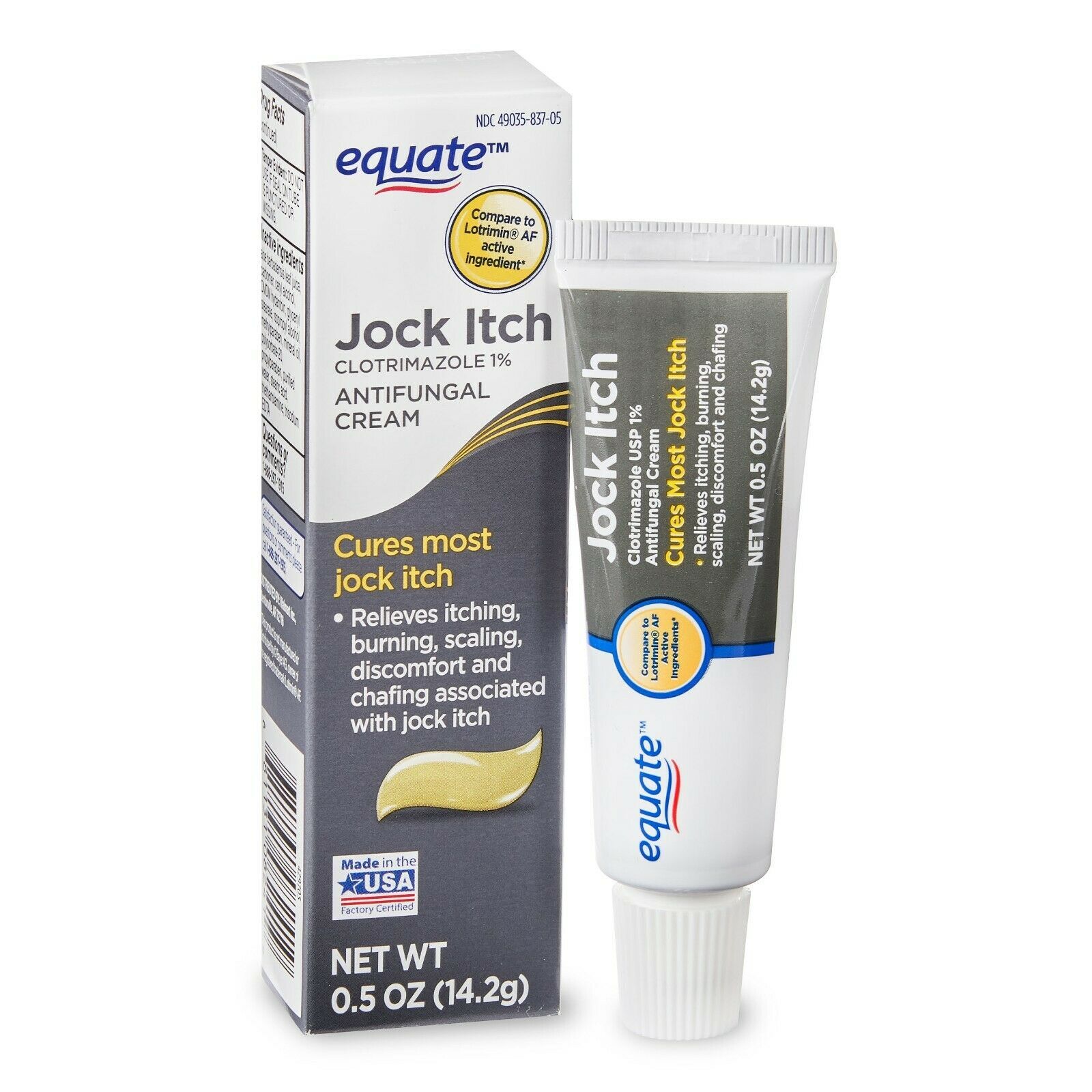 Equate Jock Itch Antifungal Cream, 0.5 oz Insect Bites & Stings