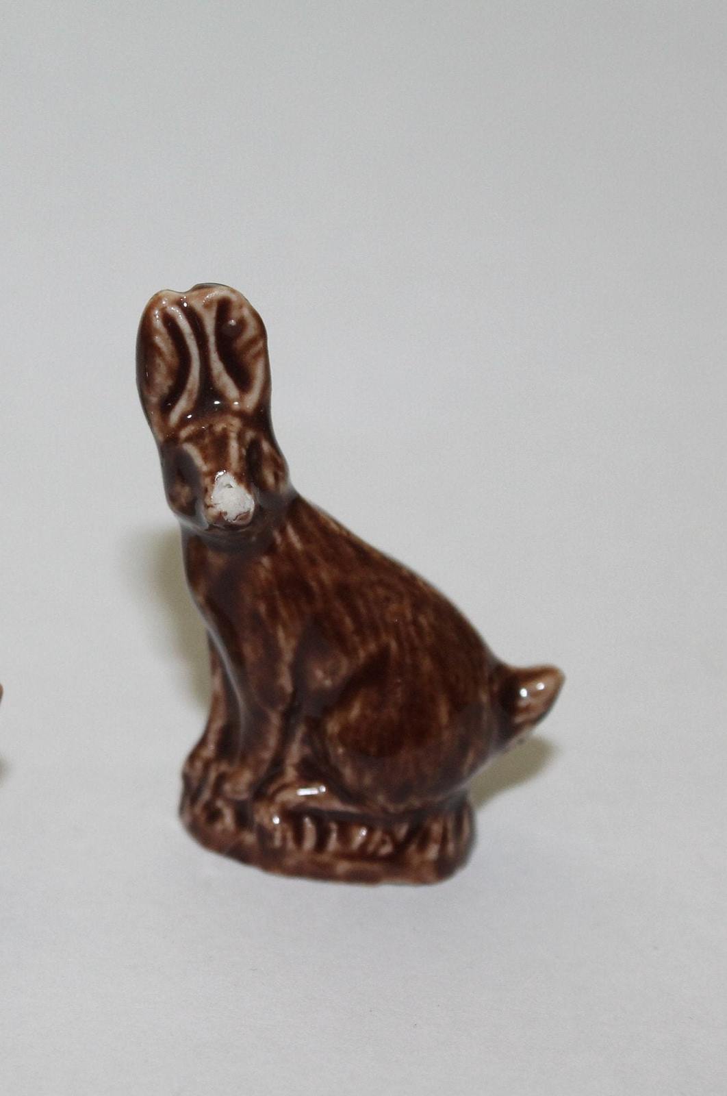 Chipped Wade Jack Rabbit Red Rose Tea Figurines From the 1st US Series 1983-1985 - $2.00