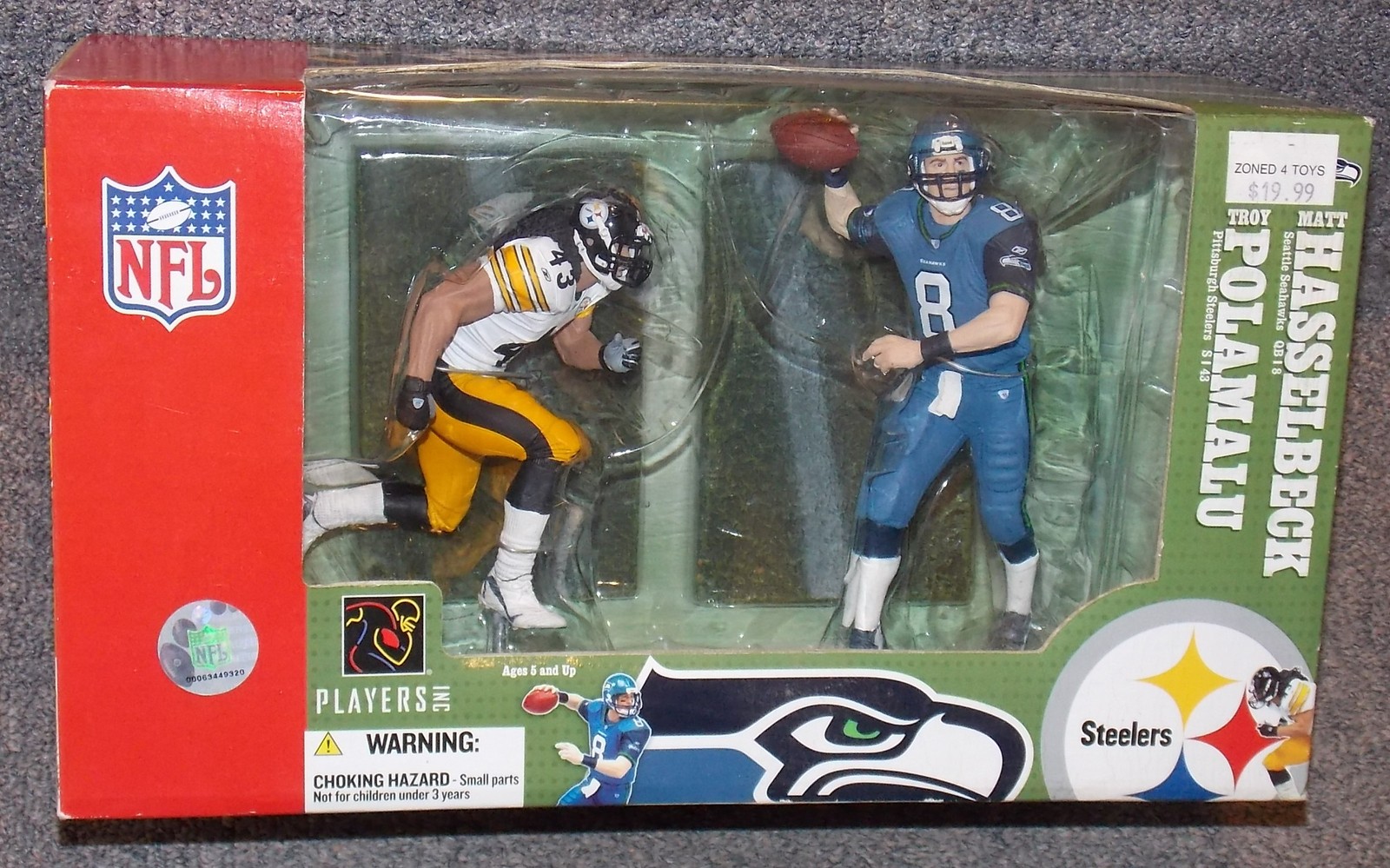 Pittsburgh Steelers Legends 3-Pack Action Figures McFarlane