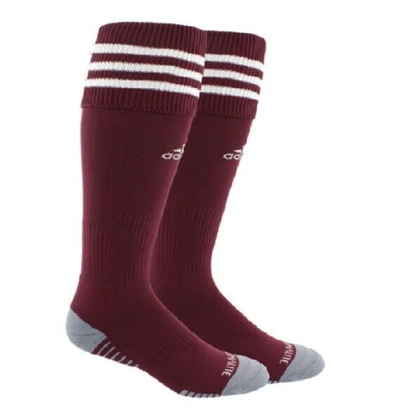 S Adidas Mens Team Speed Climalite Traxion Crew Socks Red SIZE --NEW