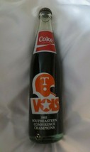 Coca-Cola commemorative 1985 10oz  SEC Champion University of Tennessee ... - $5.45