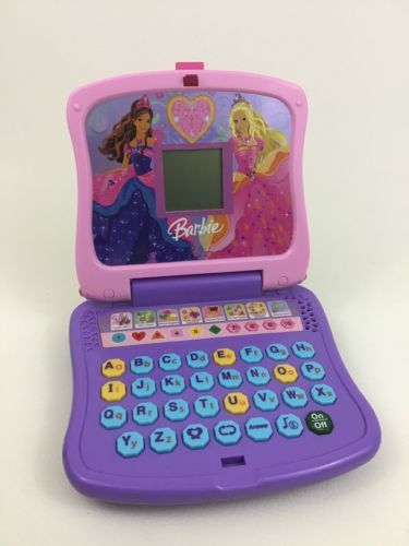 Princess Barbie Laptop Toy Talking Learning Oregon Scientific Mattel w ...