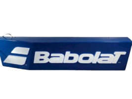 Large 36"x9" Working Blue White Babolat Tennis Logo Light Up Sign Advertising image 1
