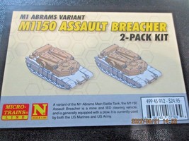 Micro-Trains # 49945912 M1 Abrams Variant M1150 Assault Breacher Kit N-Scale image 1