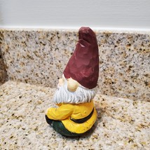 Garden Gnomes, Painted Cement 4" tall, 3 for $18 / $8 each, Fairy Garden Statues image 4
