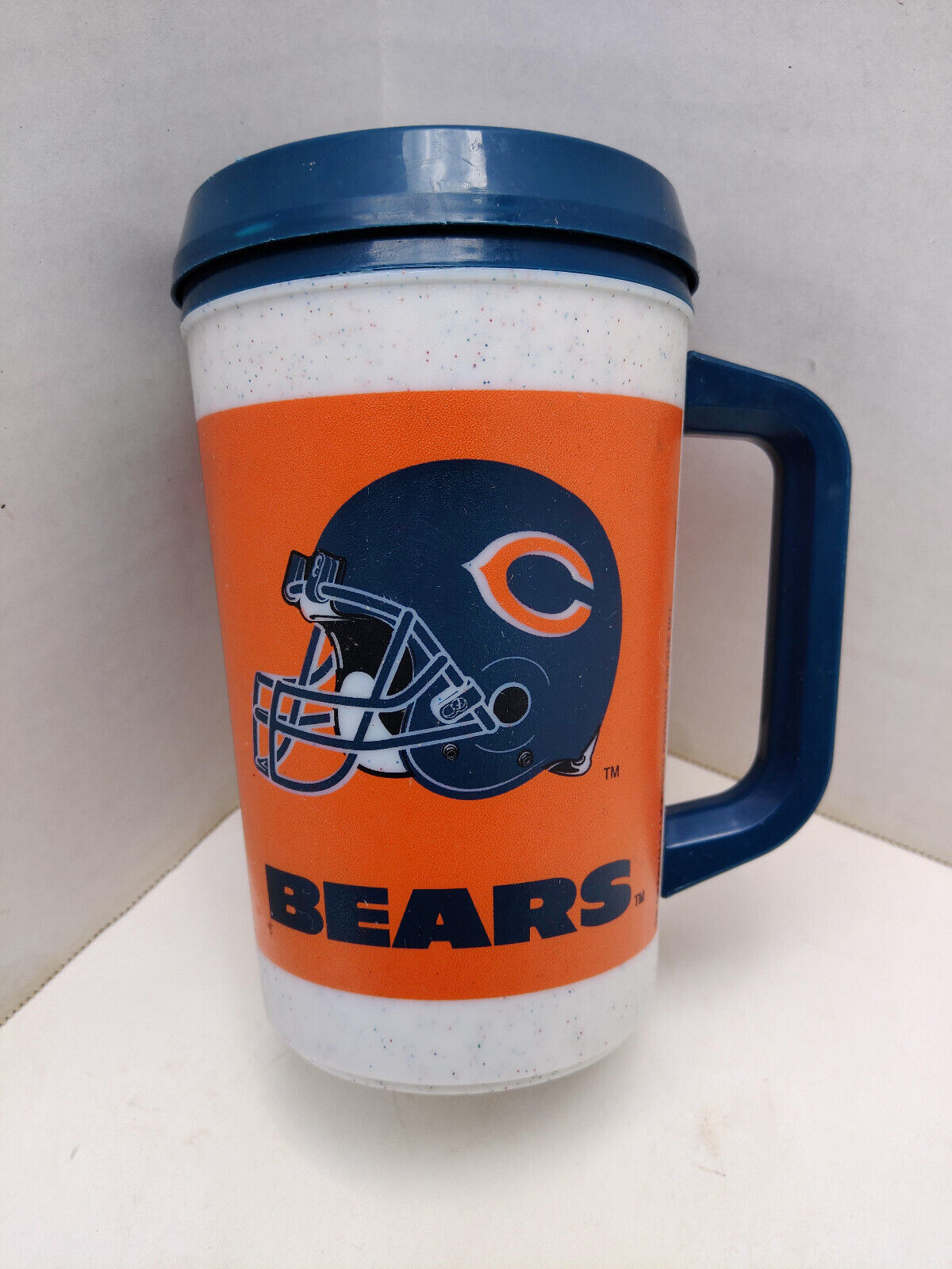 Chicago Bears Travel Mug Fox NFL 90's Vintage Aladdin 7/11 - $29.99