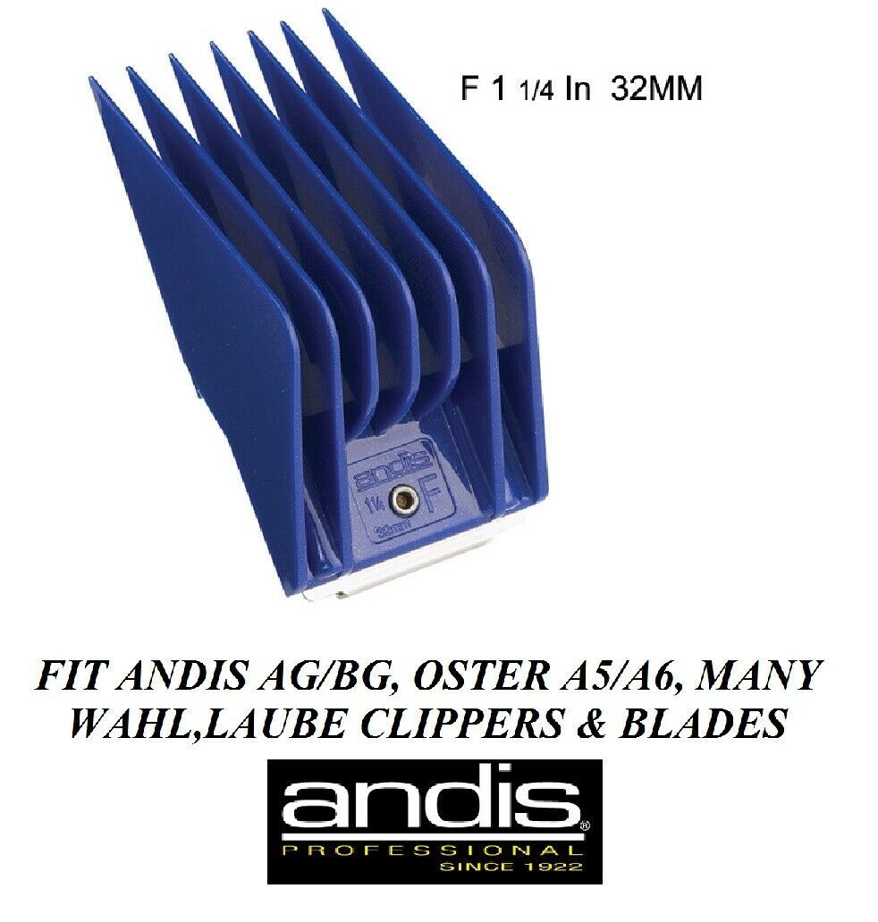 ANDIS UNIVERSAL ATTACHMENT GUIDE Blade F 1 1/4 32mm COMB*Fit Many Oster Clipper