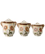 Sunflower Set of 3 Canister Set-By Lorren Home Trends - $74.20
