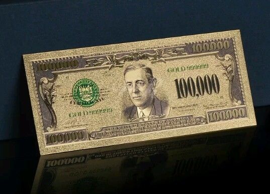 /<MINT/> OLD STYLE /"GOLD/" $10.00 GOLD CERTIFICATE Ten DOLLAR Rep.*Banknote W//COA~