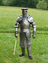 Medieval Full Body Suit Of Armor - Knight Halloween Reenactment Costume 