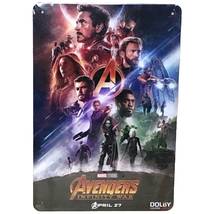 Avengers Infinity War Movie Poster Metal Tin Sign 8"x12" - $16.00
