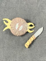 SPAWN Weapon Renegade SHIELD &amp; KNIFE 1997 McFarlane Original Accessories - $6.89
