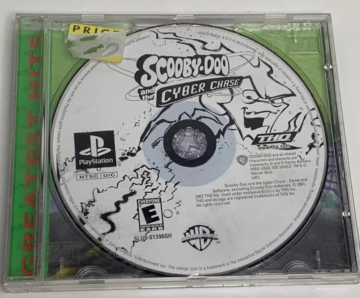 Scooby-Doo and the Cyber Chase Sony PlayStation 1 PS1 Game DISC ONLY