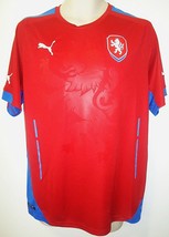 Puma - Czech Republic - Home - Large - Red - Blue - Soccer - Jersey - Mls - New - $58.49