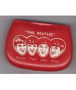 ViNtAgE The BEATLES RED SQUEEZE COIN PURSE George Paul John Ringo Collec... - $199.99