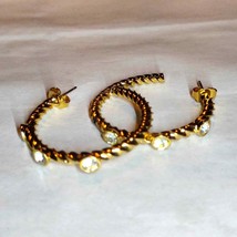 NIB Avon's golden brilliance vintage gold hoop earrings - $20.79