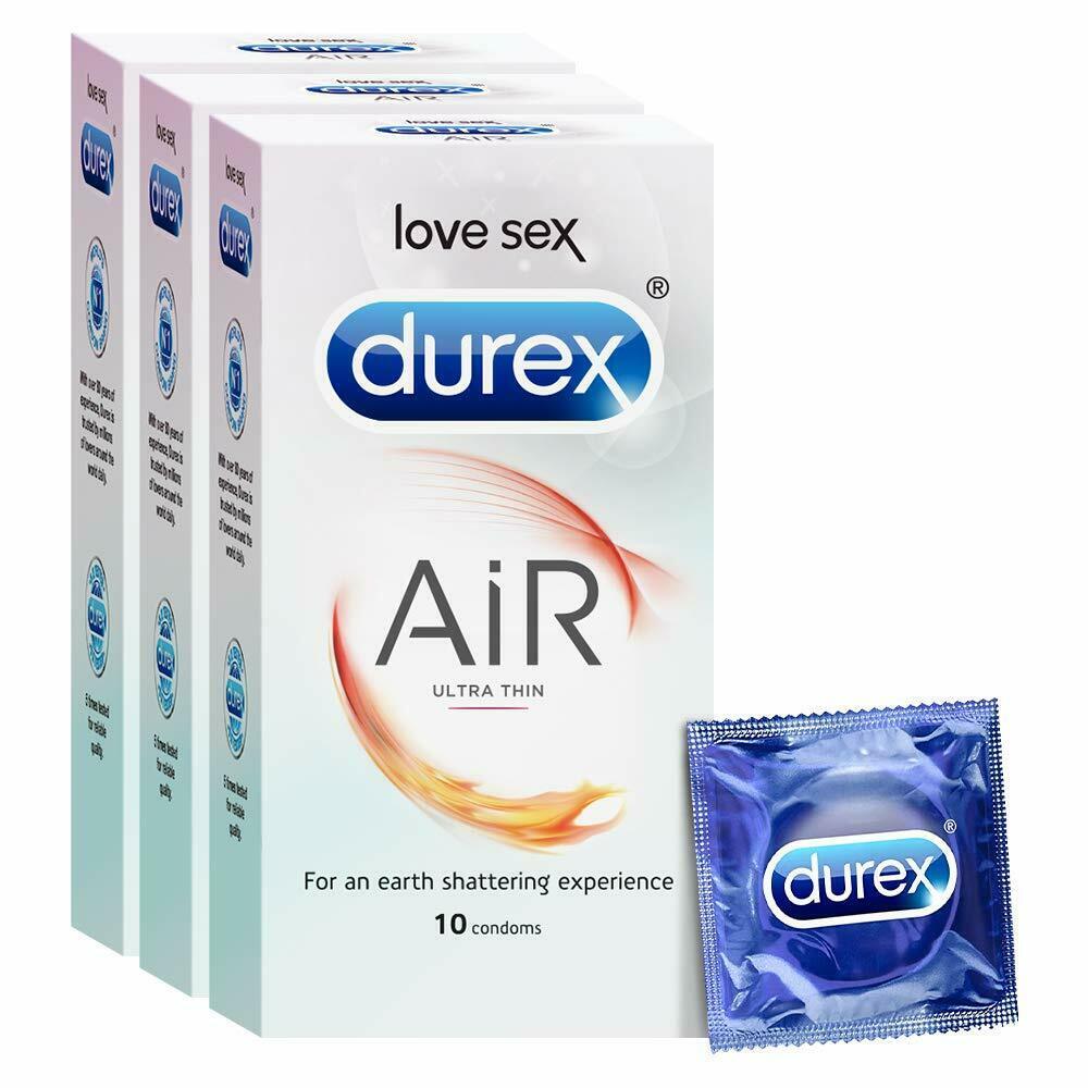 Durex Air Condoms for Men - 10 Count (Pack of 3)  Ultra-Thin