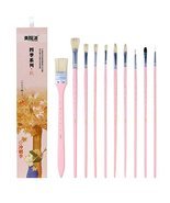 10 Pieces Paint Brushes Set Artist Paint Brushes Painting Supplies #05 - £23.83 GBP
