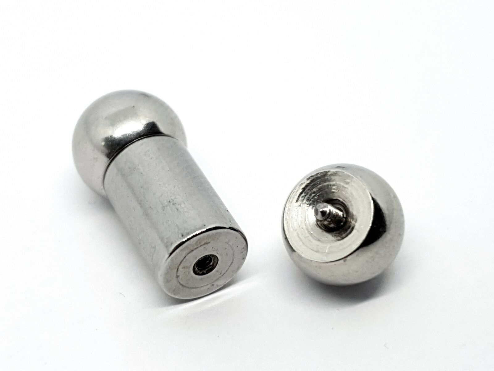 Piercing Bar 12mm LARGE Gauge Titanium 0g (8mm) 10mm Ball Prince Albert