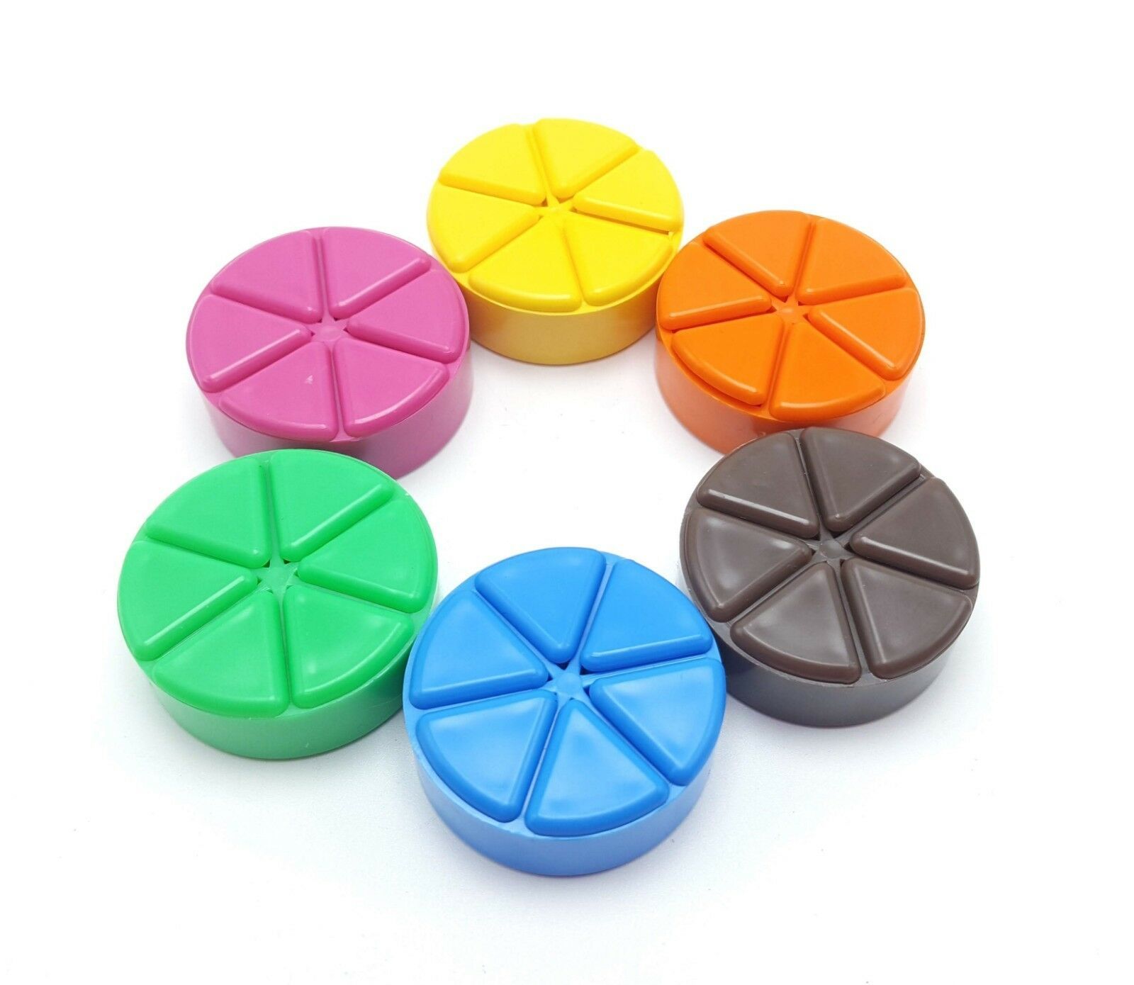 Trivial Pursuit Scoring Pie Wedge Replacement Game Token Pawn Set Game Pieces, Parts
