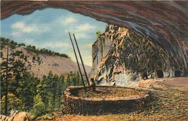Linen Postcard; Cliff Dwellers&#39; Kiva, Frijoles Canyon NM, Unposted Curt ... - $8.77