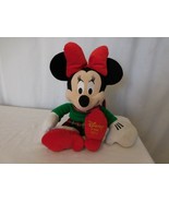 Disney Store 2012 Minnie Mouse plush plaid Holiday exclusive - $6.95