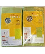 Lot of 2 Aunt Marthas 2 Pack Kitchen Dish Towels 18 by 28 Inch Avocado G... - $34.99