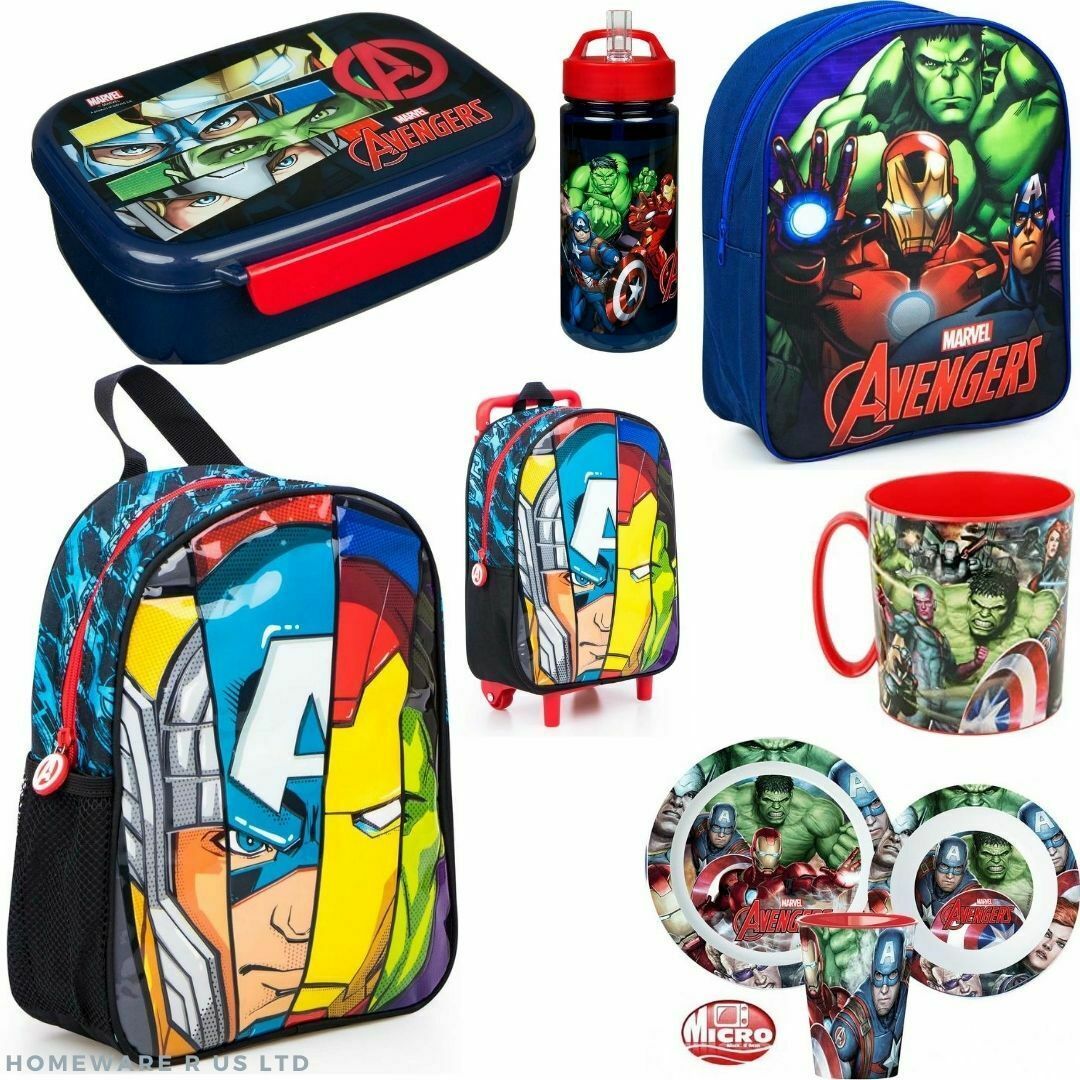 Jungen Kinder Marvel Avengers Schultasche Rucksack Neustes Design Rucksack Pe