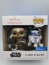 2022 Funko Pop! STAR WARS C-3PO & R2-D2 Hallmark Ornaments New w/ Gift Cover! - $29.69