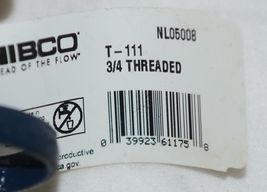 Nibco NL05008 T 111 Gate Valve 3/4 Inch Thread 125 Pound Bronze Body image 3