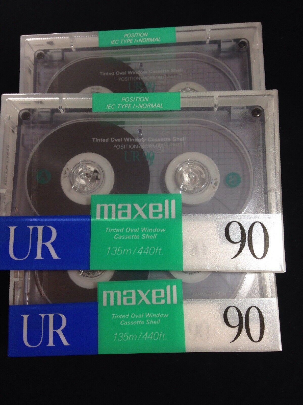 NEW MAXELL UR90 BLANK AUDIO CASSETTE TAPES 3 LOT