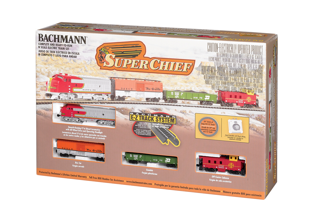 Bachmann Super Chief N Scale starter set electric train - Bachmann