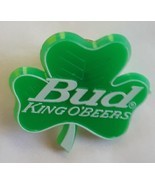 Budweiser Shamrock 3 Leaf Clover Pin St Patricks Day Vintage Collectible... - $15.00