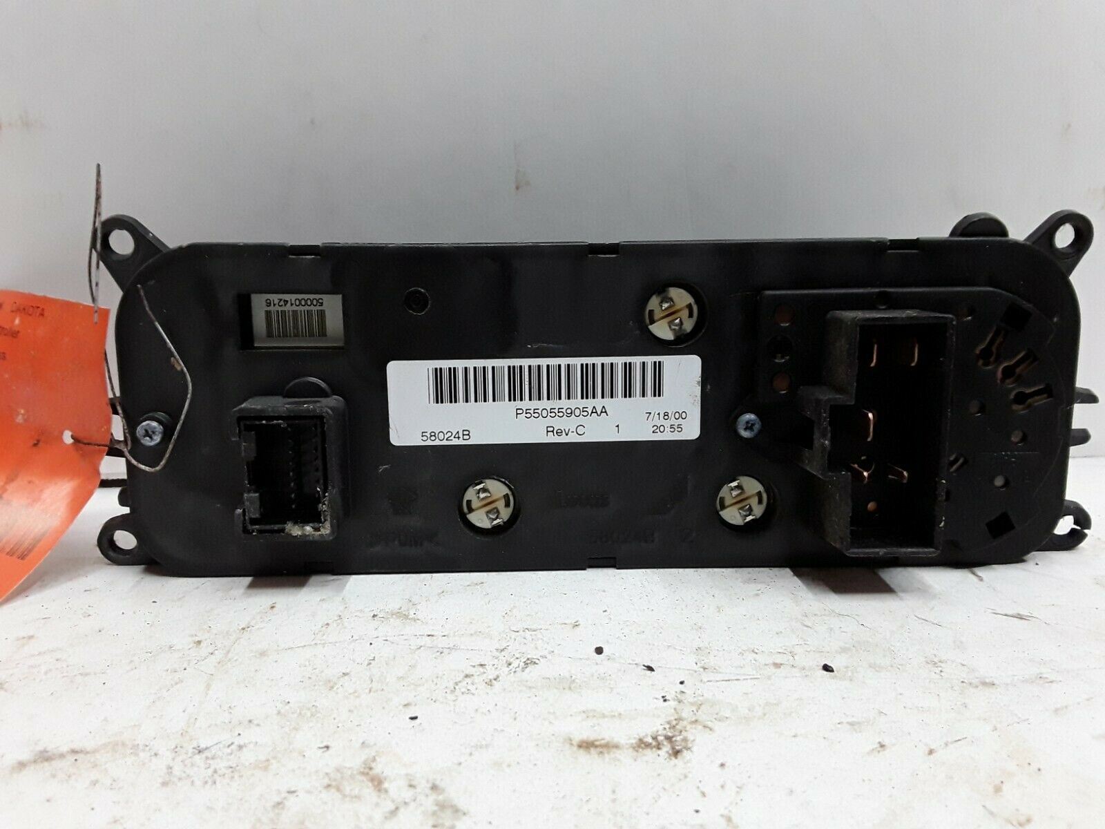 00 01 02 03 04 05 06 07 08 Dodge Dakota heater AC control heated back ...