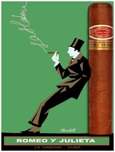 7910.Decoration Poster.Home Room wall design.Cuban cigar ad label.Green - $13.10+