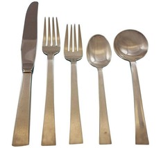 Continental by International Sterling Silver Flatware Set For 12 Service 65 Pcs - $3,861.00