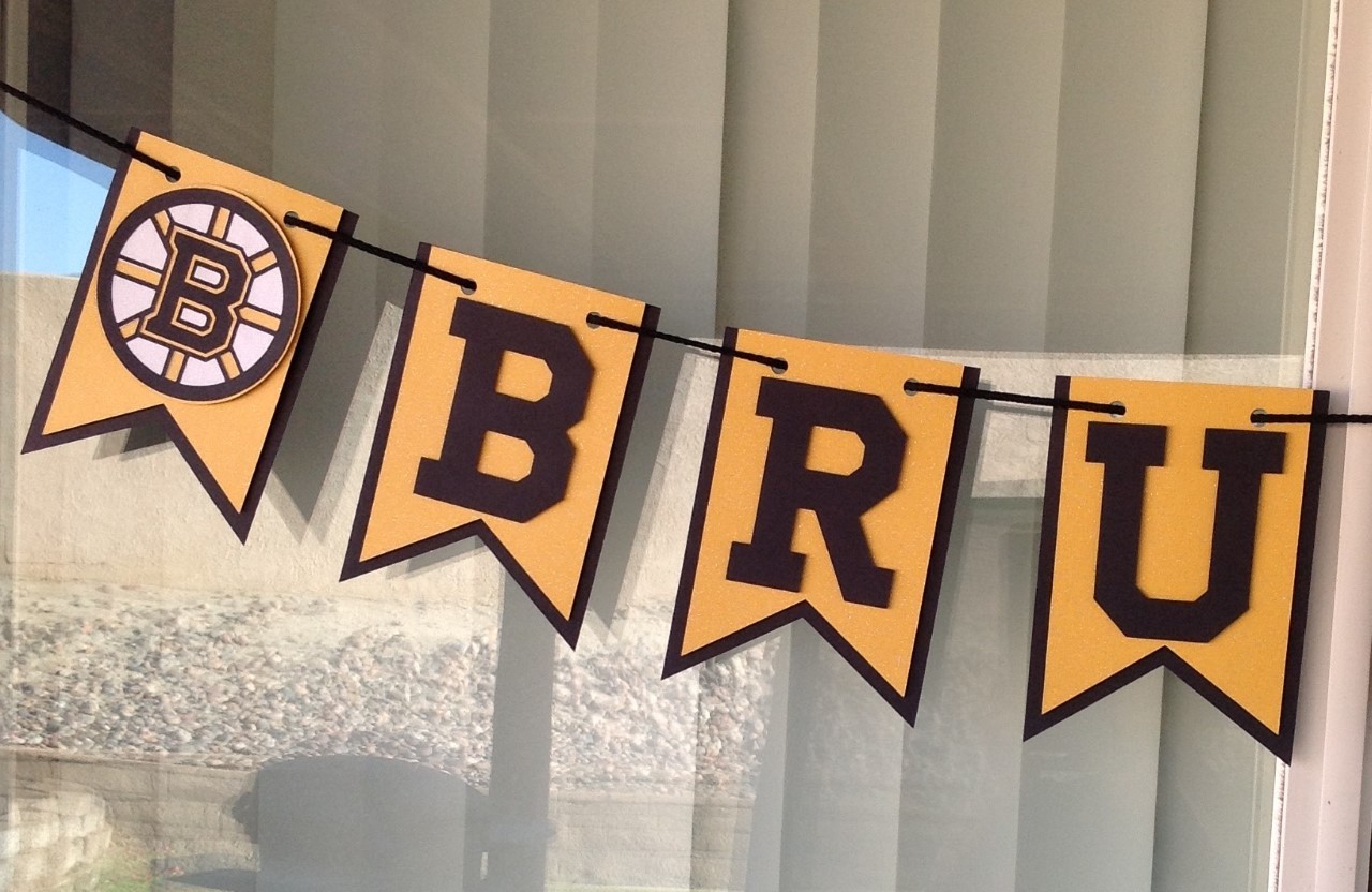 Nhl Boston Bruins Banner Custom Birthday And 50 Similar Items